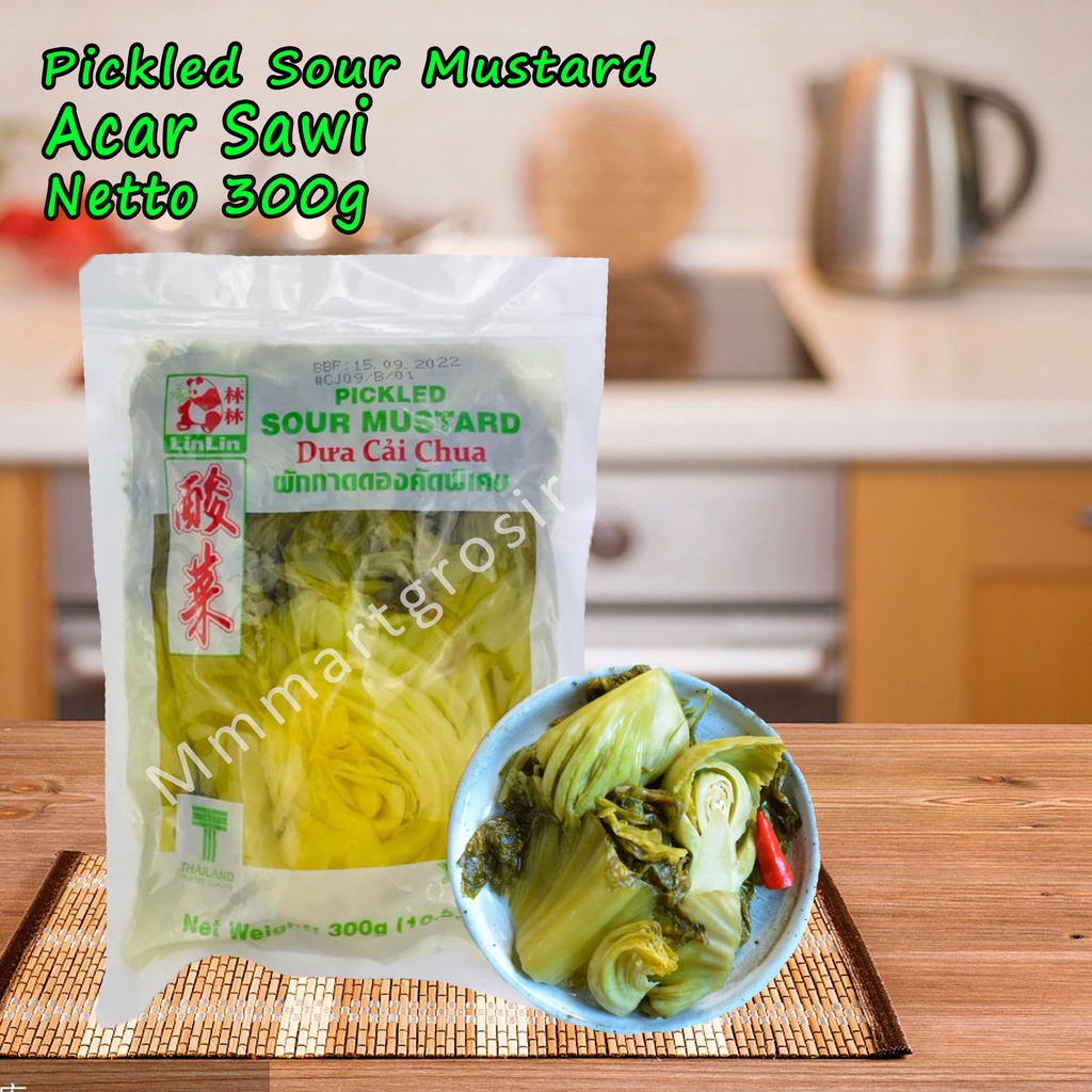 

Pickled Sour Mustard / Acar Sawi / 300g