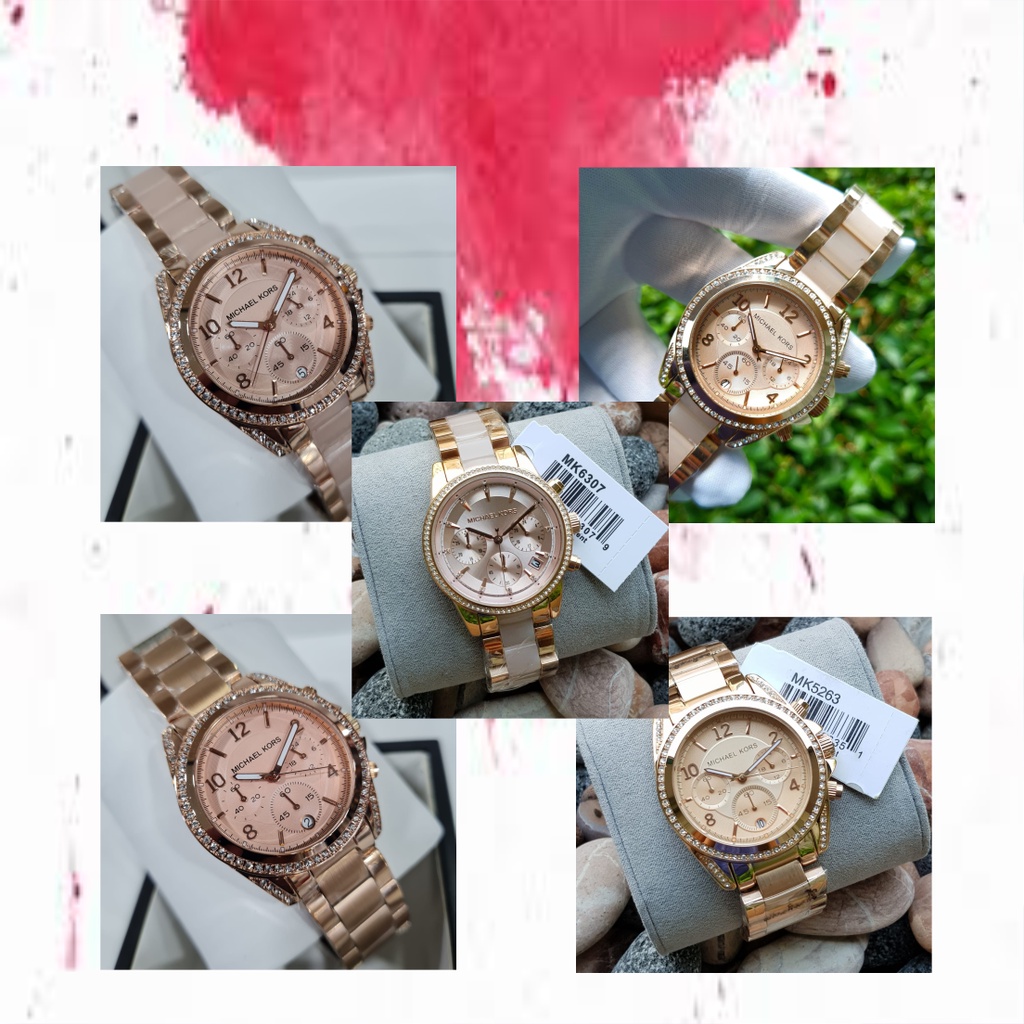 JAM TANGAN MEWAH WANITA Mk 5263, Mk 5943, MK 6307 ORIGINAL