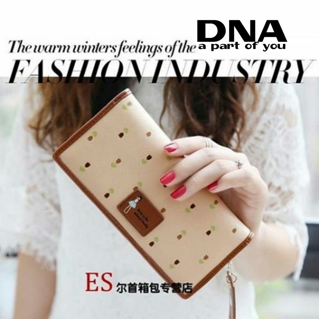 2023 Dompet Pria Wanita Panjang Bahan PU Leather Premium