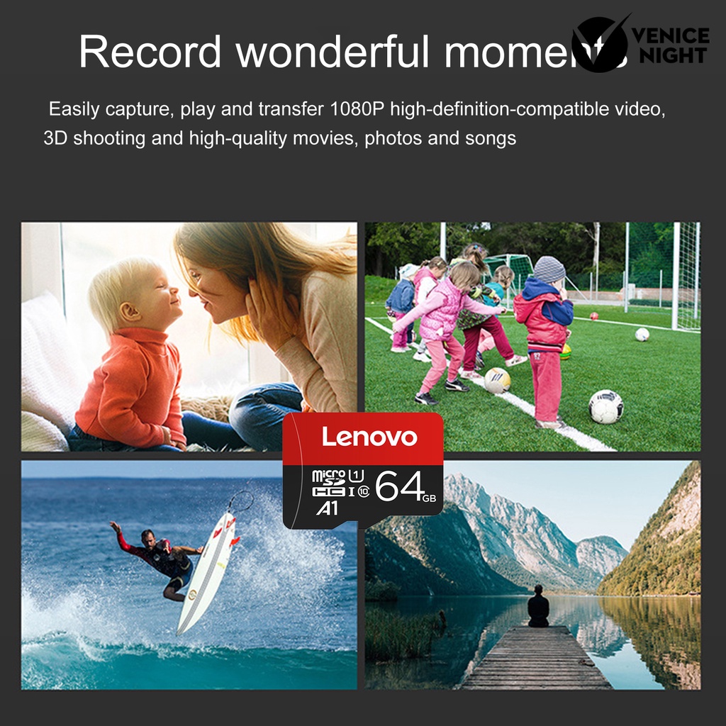 (SC) Lenovo Memory Card 16GB / 32GB / 64GB Ultra Tipis Kapasitas Besar