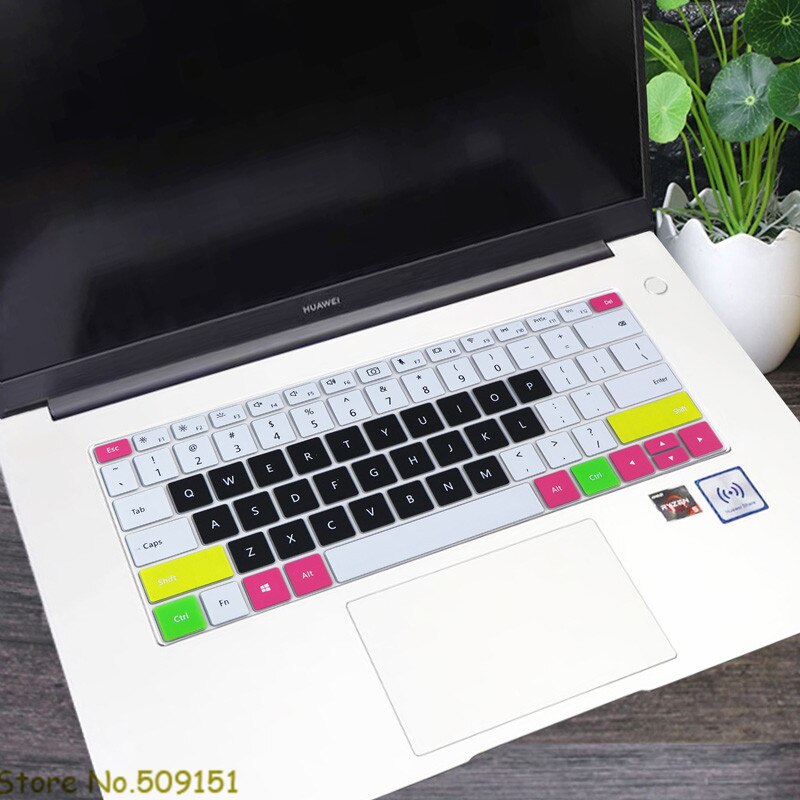 Washable Silicone Keyboard Cover Protector Skin Mate Book D14 2020 For HUAWEI MateBook D 14 2020 ( R5 3500U/8GB/512GB/ Linux )