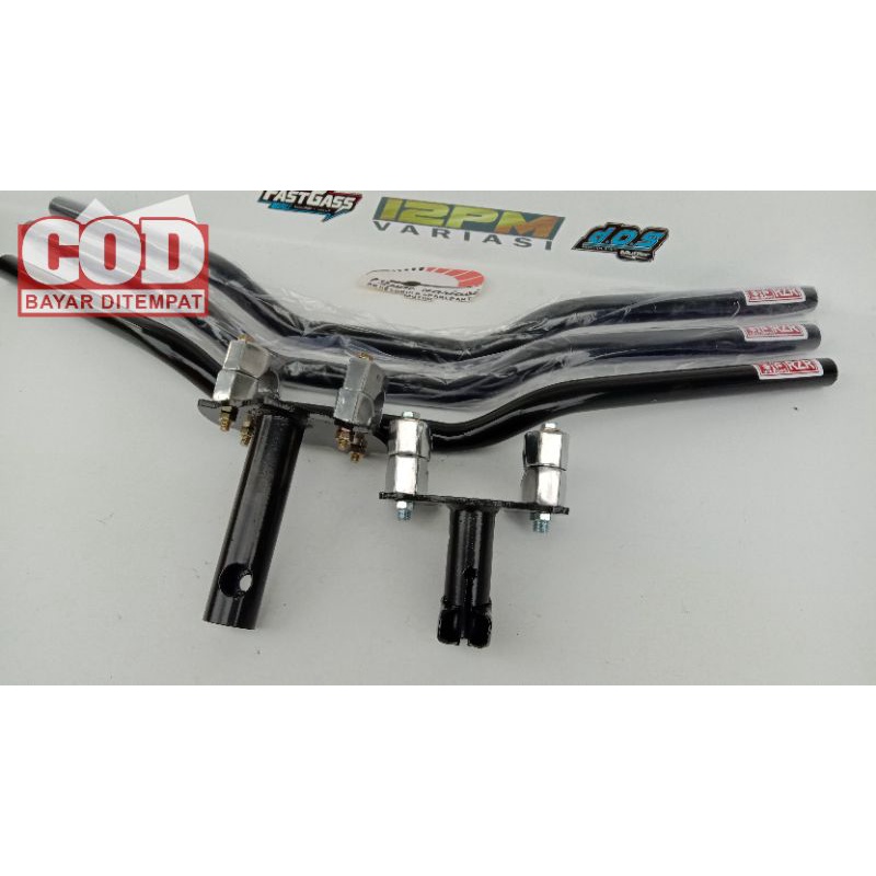 harga grosir stang Rzr Roadrace+dudukan untuk motor bebek,matic honda,yamaha,suzuki tinggal pasang s