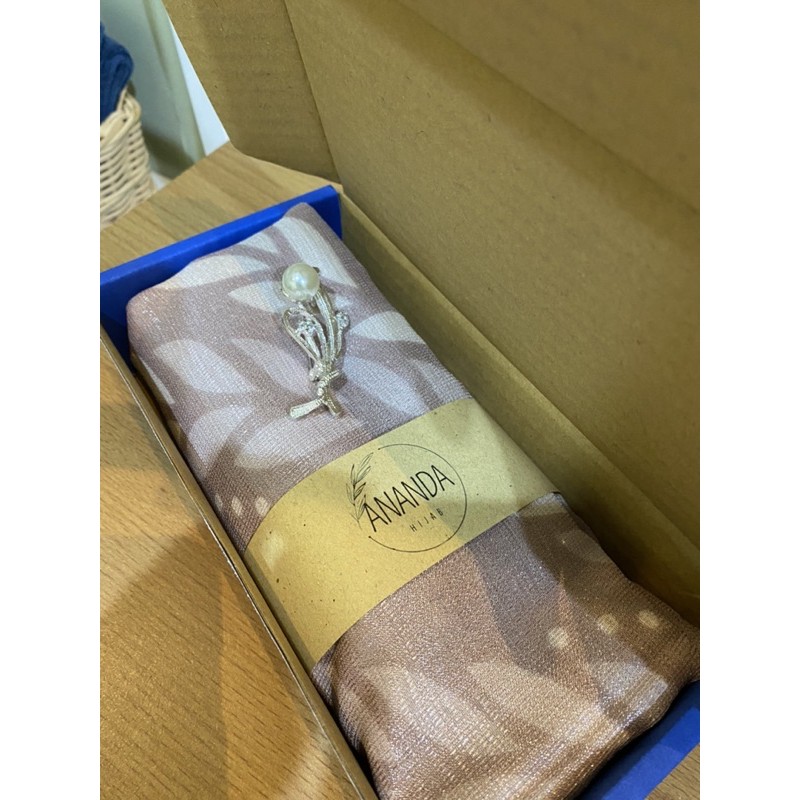 HAMPERS Glowing Print Syari by Umama (Tanpa Bros)