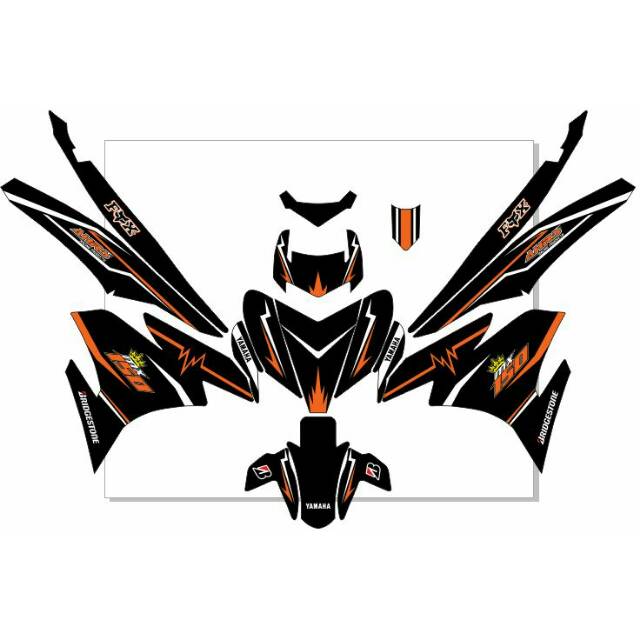 Dekal sticker decal motor MX KING 150.