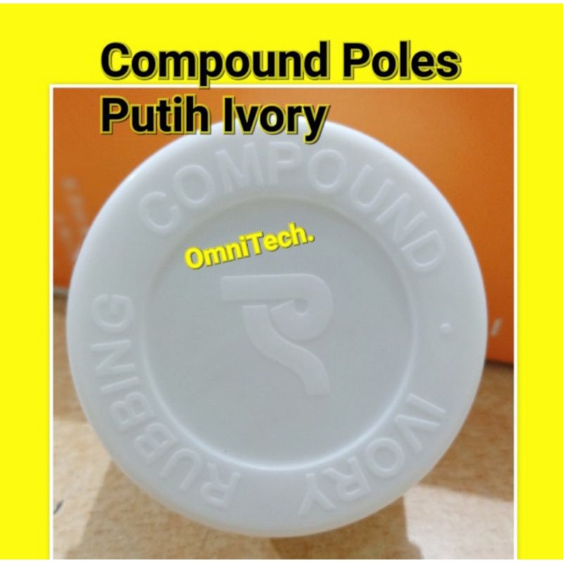 Rubbing Compon Kompon Compound Dempul Poles Lecet Baret Putih Ivory Bodi Mobil Motor