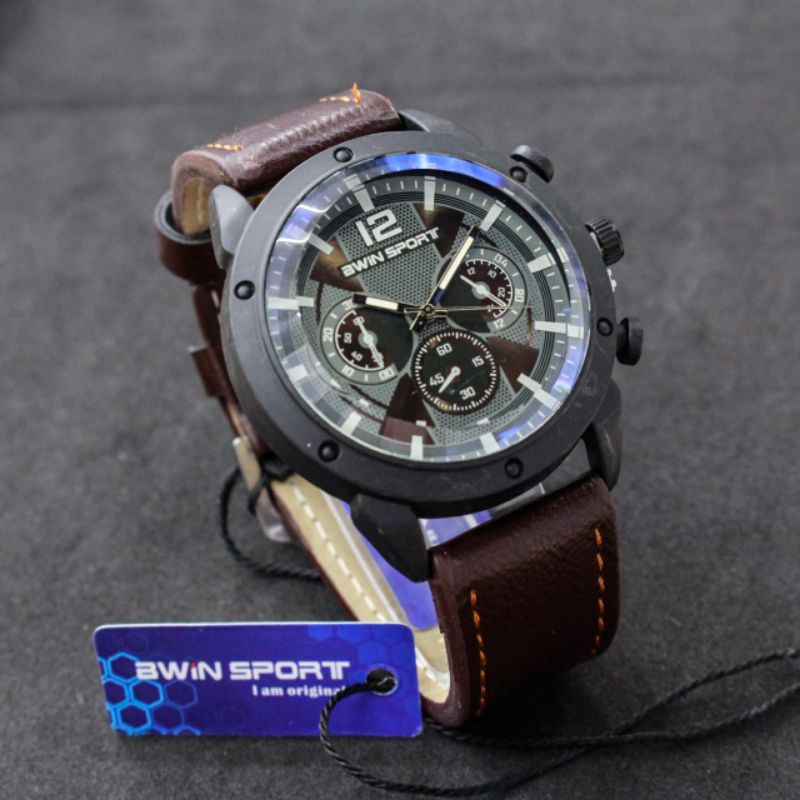 JAM TANGAN PRIA BWIN SPORT B506 ORIGINAL CRONO VARIASI BWIN ORIGINAL