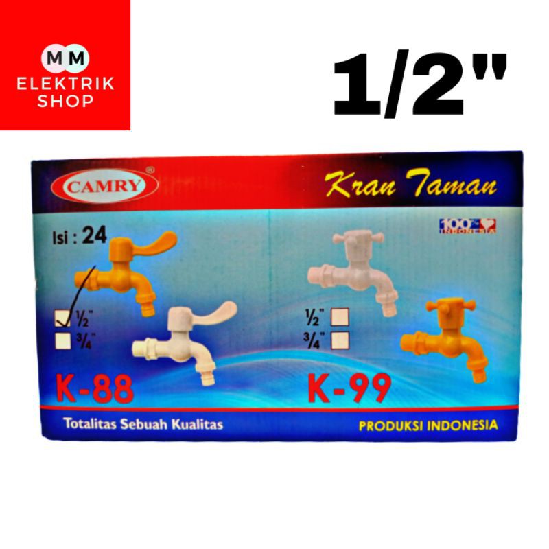 Kran Tembok Kran TAMAN 1/2&quot; Best Seller CAMRY