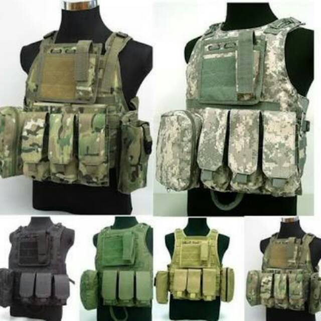 Rompi 4 kantong magazin