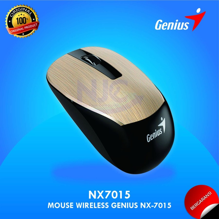 ORIGINAL GENIUS NX-7015/NX7015 Wireless Optical Mouse GARANSI RESMI