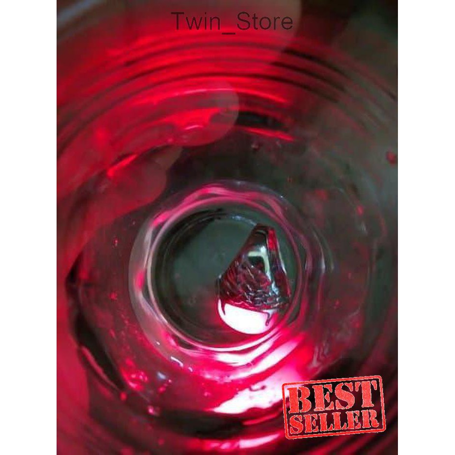 Cincin Batu Pria Sulap Fosfor Merah Delima Nyala Kena Dalam Air Prank