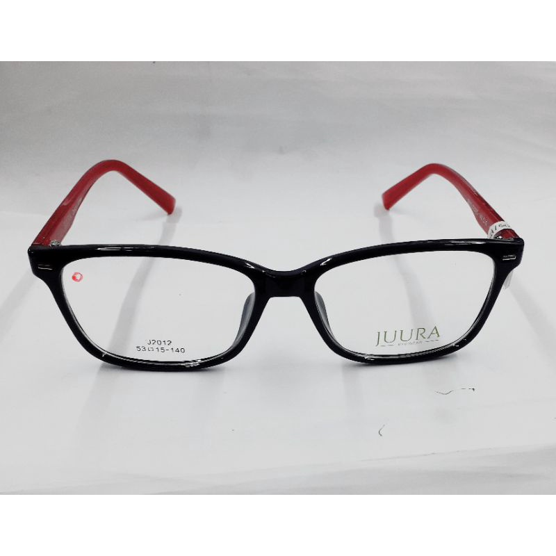 Kacamata Juura Unisex Full Frame J2012 Col.10(Black Red)
