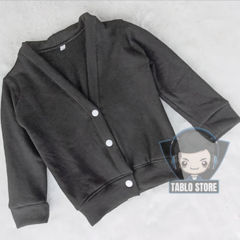 KARDIGAN FLEECE Size S Usia 0-1,5 Tahun Cardigan Anak Perempuan / Laki - Laki