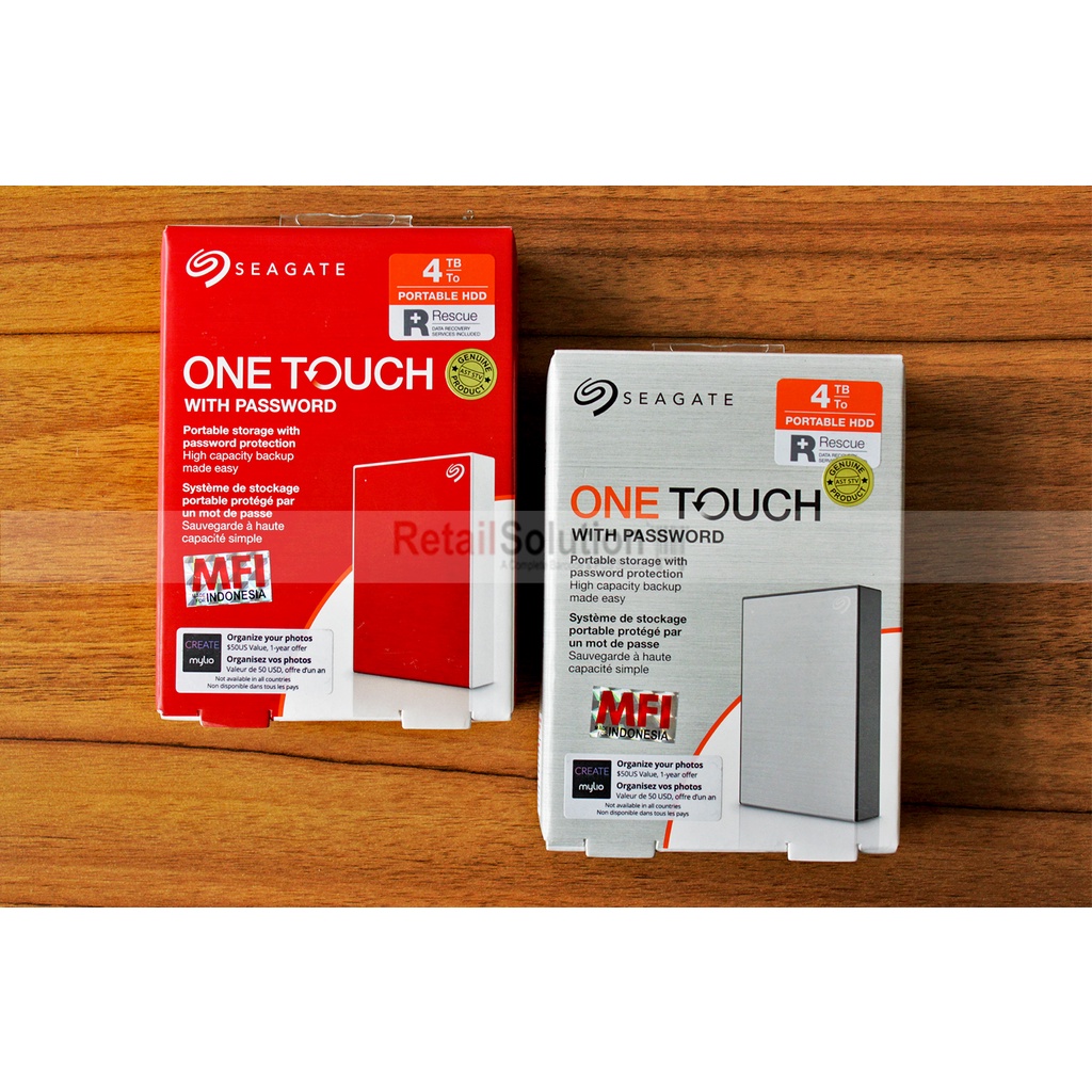 HDD External 2.5&quot; USB 3.0 - Seagate One Touch 4TB New MFI