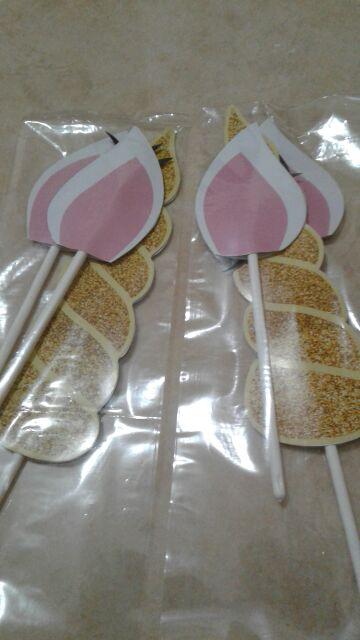 Topper Cake Tanduk Unicorn Putih