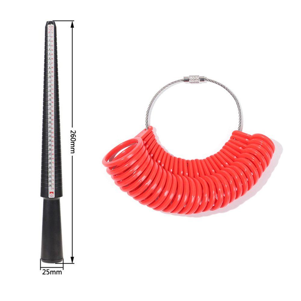 POPULAR Populer Finger Ring Sizer Aksesoris Measure Stick Gauge Alat Ukur Ukuran Cincin