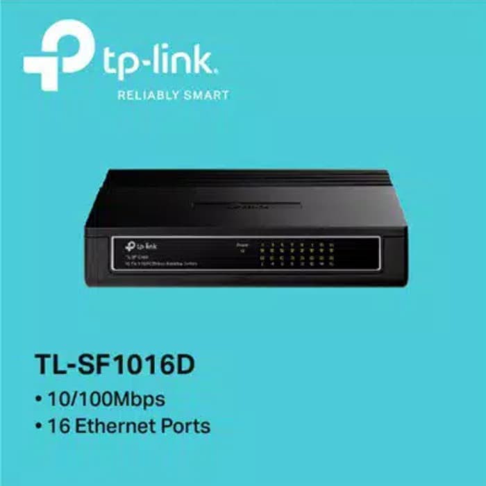 Switch HUB TP LINK 16 Port TL-SF1016D 10/100Mbps Network Lan Internet