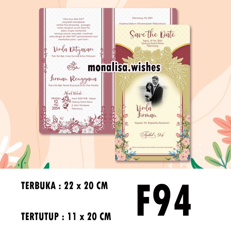 Undangan Murah Undangan Pernikahan Undangan Kekinian