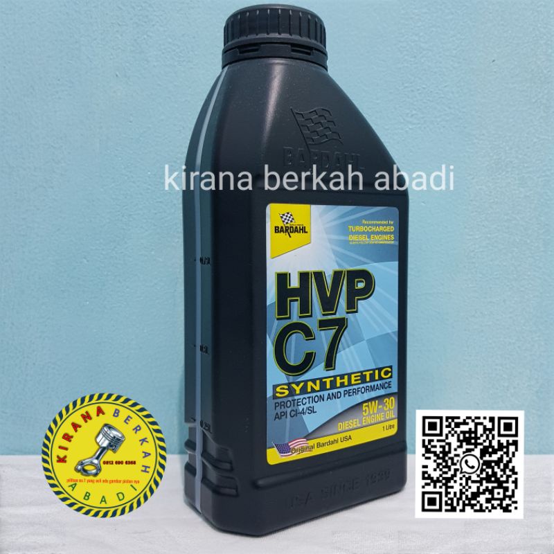 BARDAHL DIESEL 5W30 HVP C7 KEMASAN 1 LITER