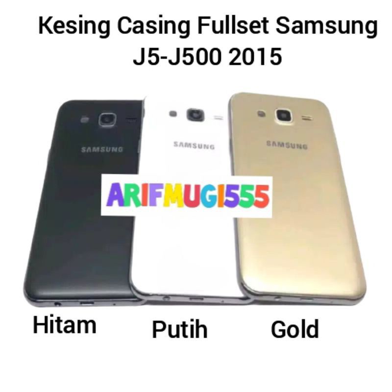 CASING KESING HOUSING TUTUP BELAKANG SAMSUNG J500 J5 2015 J500G J500H ORIGINAL