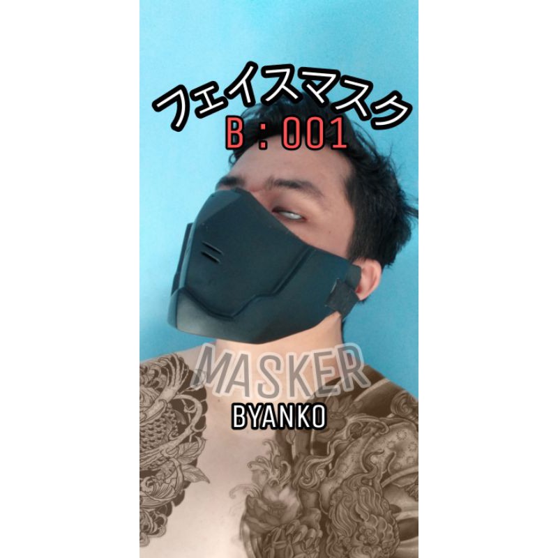 Masker keren bergaya ala mecha atau techwear