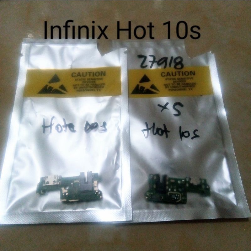 Papan Charger Infinix Hot 10s | Hot10s PCB UI+Mic Connector Charger Board Konektor Cas Flexible Flexibel Carger Original
