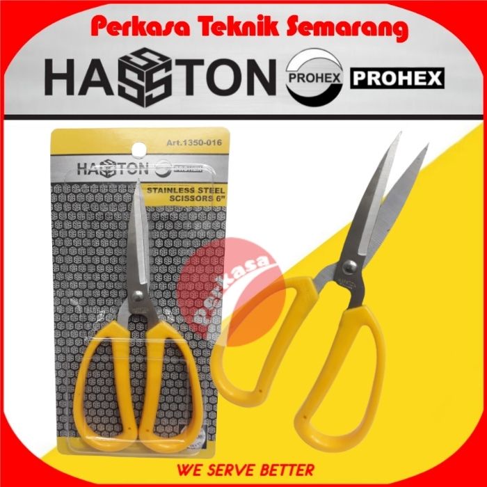 

HASSTON PROHEX 1350-016 Gunting Kain Serbaguna 6" Stainless Steel