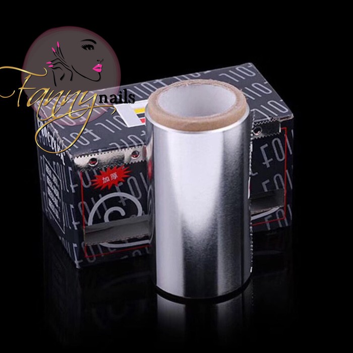 Alumunium foil soak off remove nail gel polish / hapus kutek gel