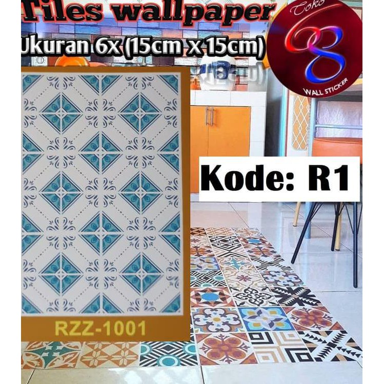 Flash Sale Tiles Sticker / Stiker Tegel Untuk Keramik/Tegel Ukuran 30X45Cm R1-R11 *