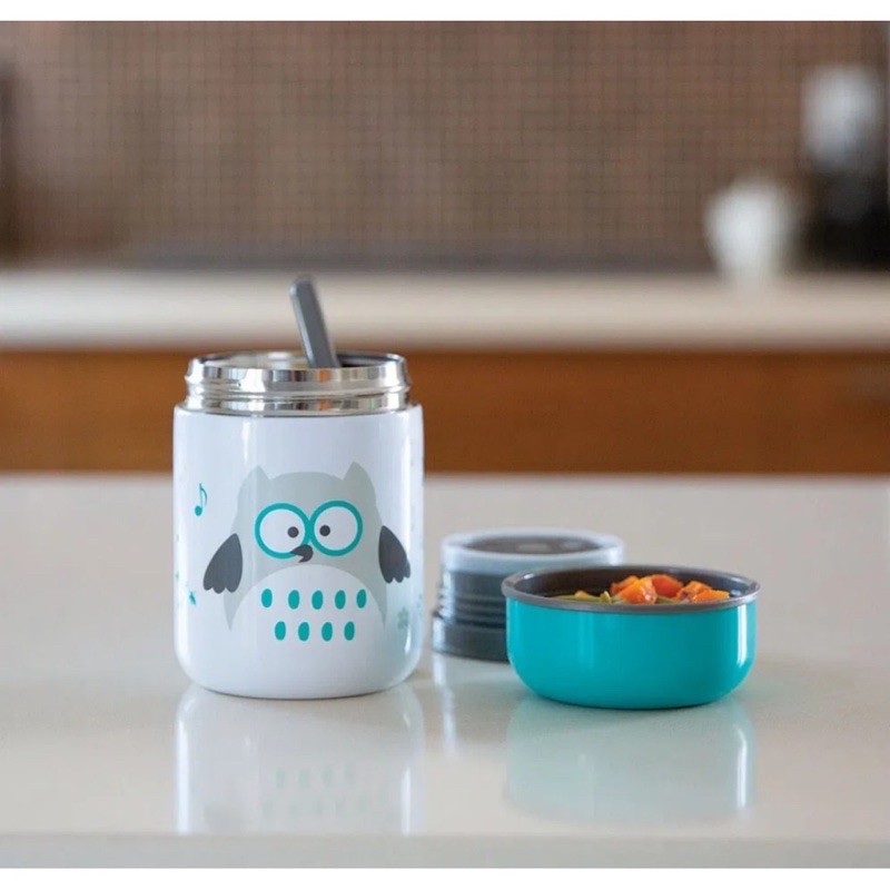 bbluv thermal food container with spoon