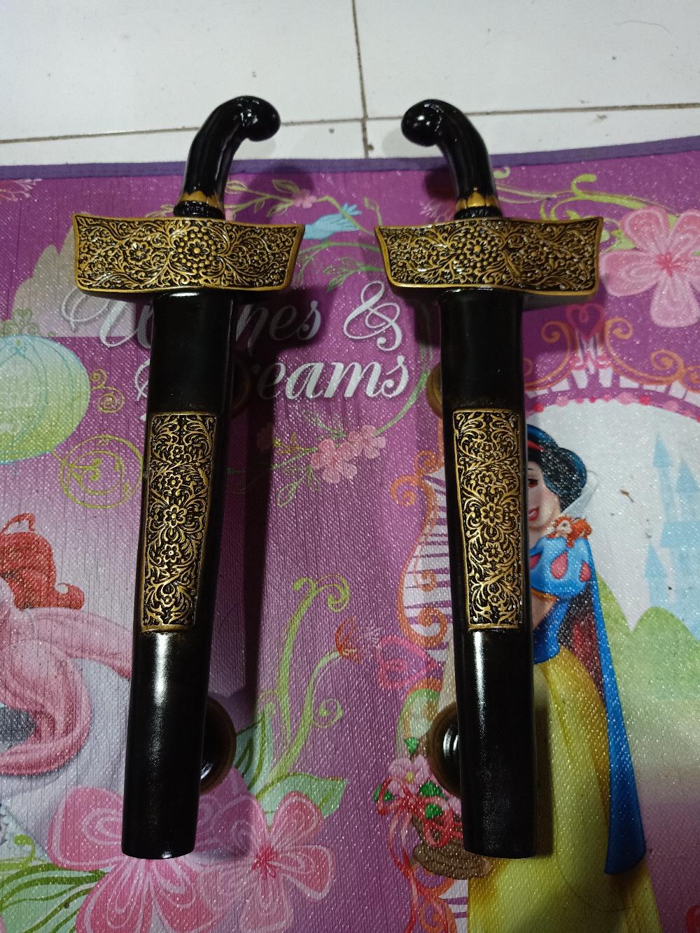 Promo Ter Murah....!! Handel Pintu Rumah Model Keris Sarung Panjang 40cm