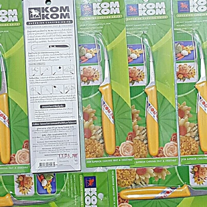 Impor Thailand Pisau Ukir Buah Dan Sayuran Super Tajam Dekorasi Garnis Murah + Gratis Ongkir