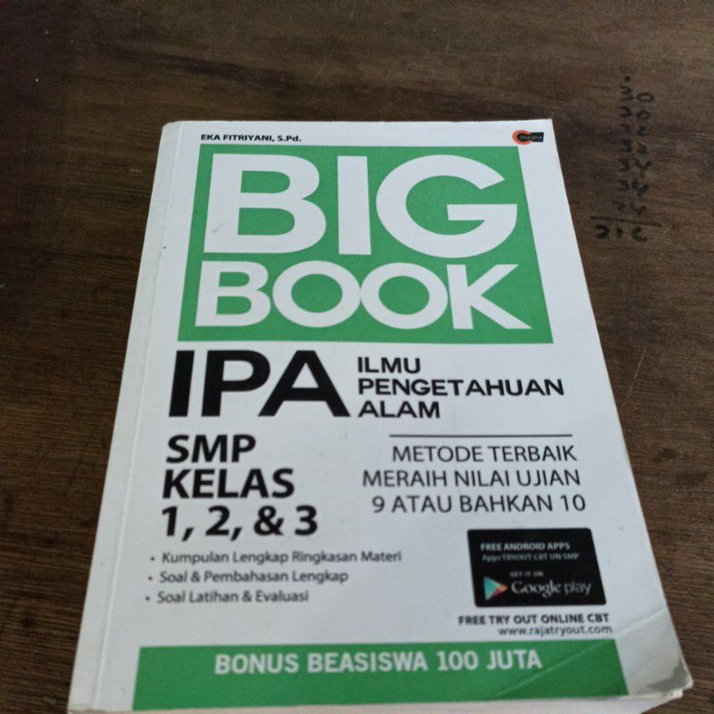 Big book ipa smp oleh eka ftriyani