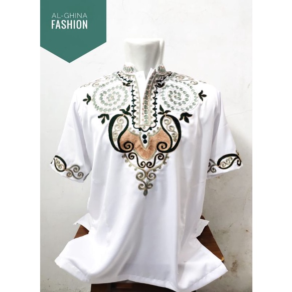 KOKO MUSLIM BORDIR STIK CORNELI ALBIS ALGINA FASHION BISA REQUEST MOTIF BORDIR CUSTOM