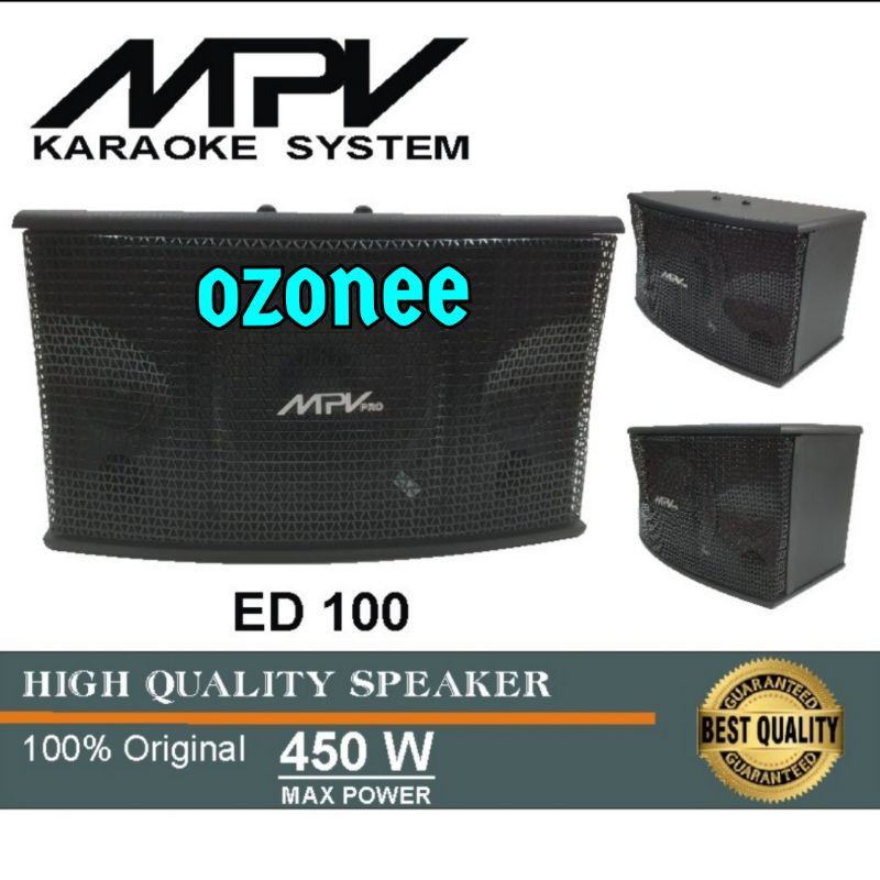 SPEAKER PASIF MPV ED 100 8 INCH SEPASANG MPV ED 100 2 UNIT BERKUALITAS
