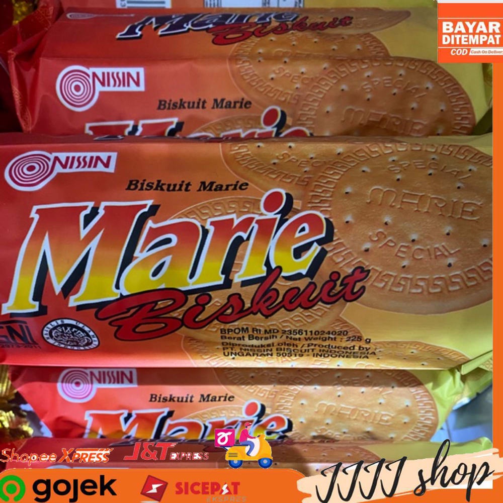 

Nissin Marie Biskuit Regal Susu Cookies Kemasan Plastik 225gr