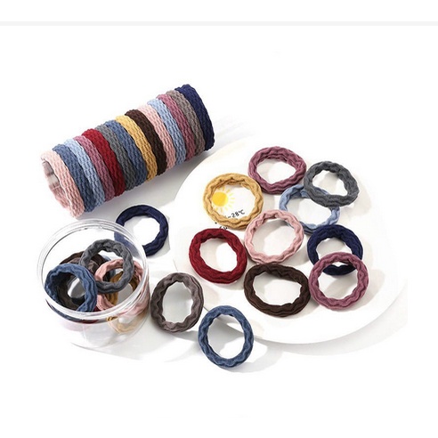 F886 (20 PCS) Ikat Rambut Fashion Wanita / Karet Elastis / Women Hair Tie / Rubber Band