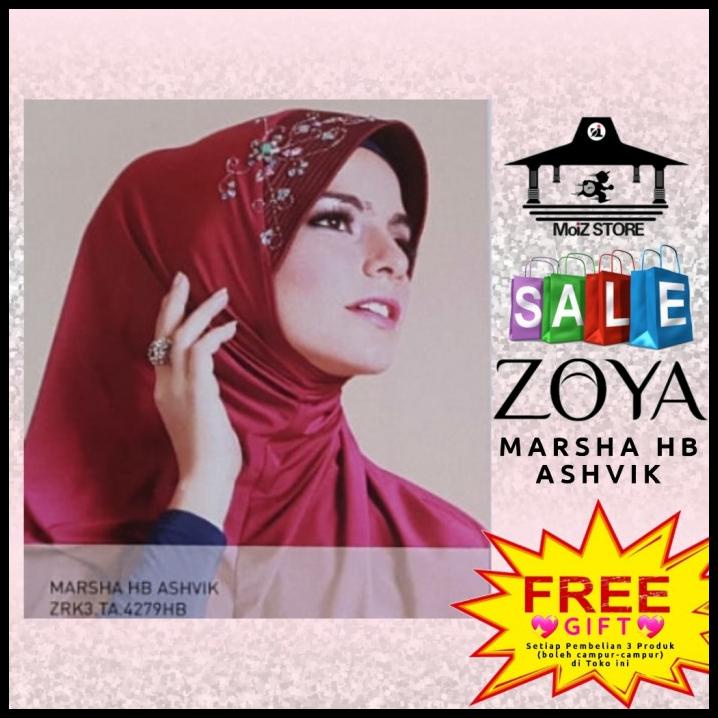 Zoya Bergo Jilbab Hijab Instan Marsha Dengan Payet Di Pet Cantik Zoya