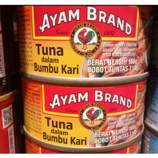 

Ayam Brand Tuna dalam Bumbu Kari 160g