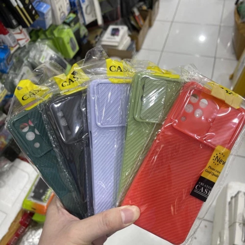 CASE CAMSHIELD SLIDE PENUTUP KAMERA BELAKANG SAMSUNG A22/M22 4G