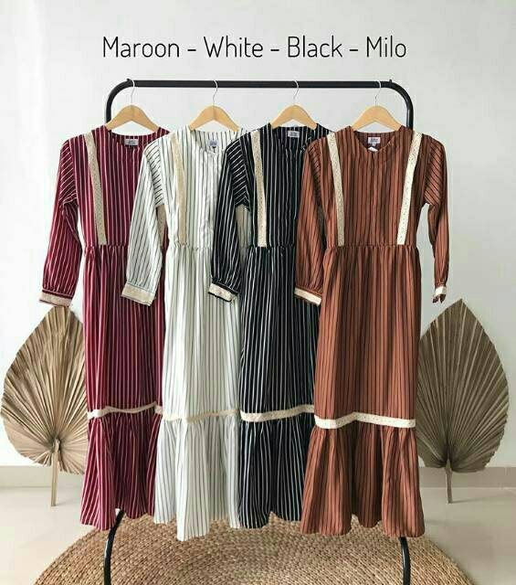 ARUMIII DRESS / DRESS RENDAA SALUR /DRESS WANITA RENDA