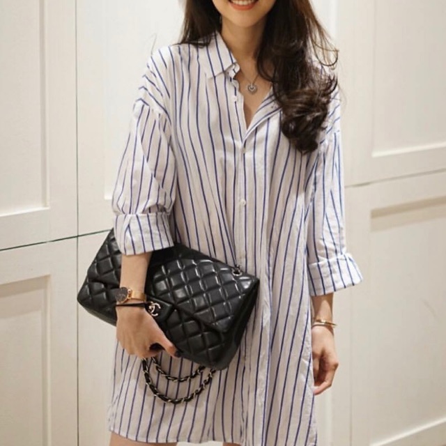 Kemeja salur/ kemeja casual / kemeja korea / K 8-1160