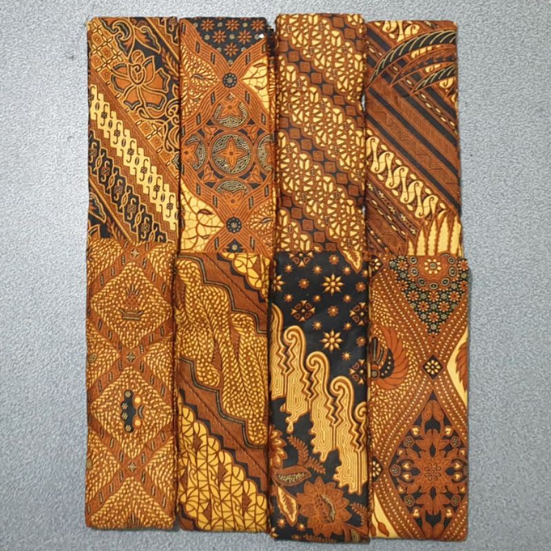 KAIN PANJANG BATIK SOGA GENES KHAS INDONESIA / JARIK KAIN BATIK SOGA GENES MOTIF PAKEM KLASIK
