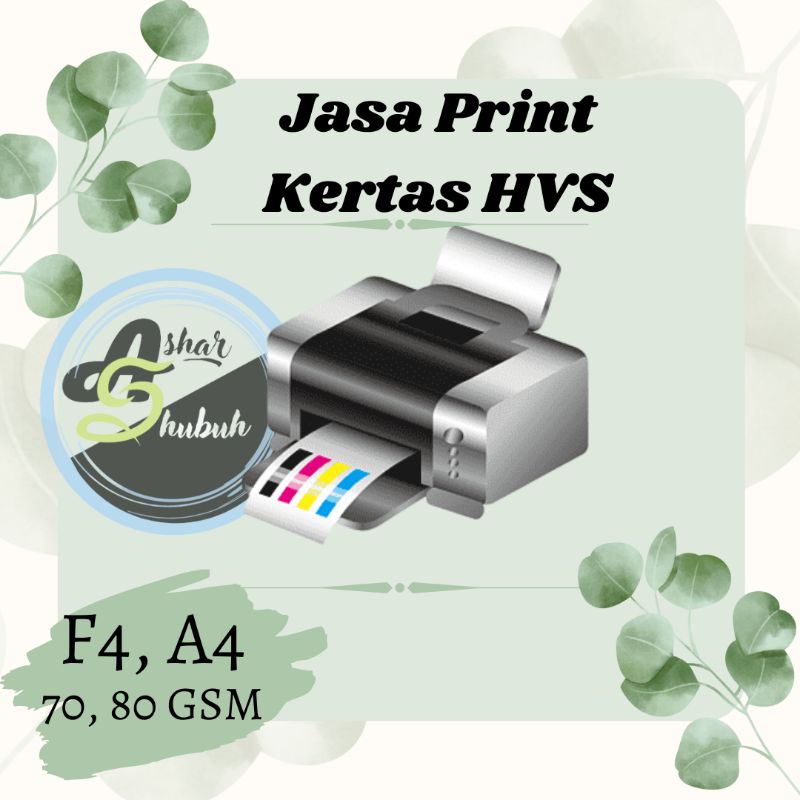 

Jasa Print atau Cetak Dokumen ukuran A4 dan F4 berat 70/80 gsm