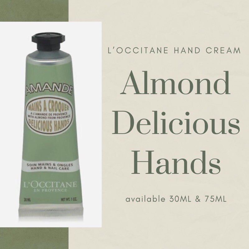 L’OCCITANE ALMOND DELICIOUS HAND CREAM /LOCCITANE