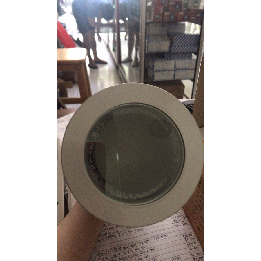 Vacolux Downlight 4 Inc Tutup Kaca DL-402 Rumah Lampu Vacolux Dengan Penutup Kaca