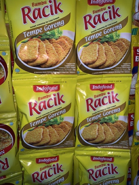 Bumbu Racik Indofood Tempe goreng 1 Renceng isi 10 sachet