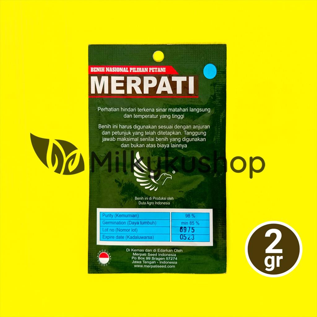 BENIH MERPATI SEED JELITA WORTEL 2 GRAM SACHET KEMASAN PABRIK