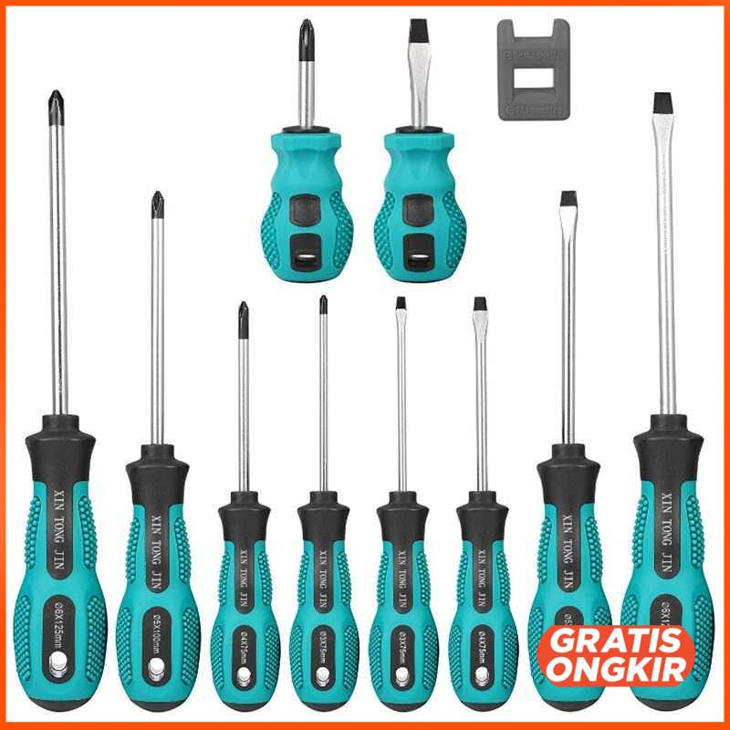 Obeng Set Reparasi Magnetic Head 10 in 1 - SK804