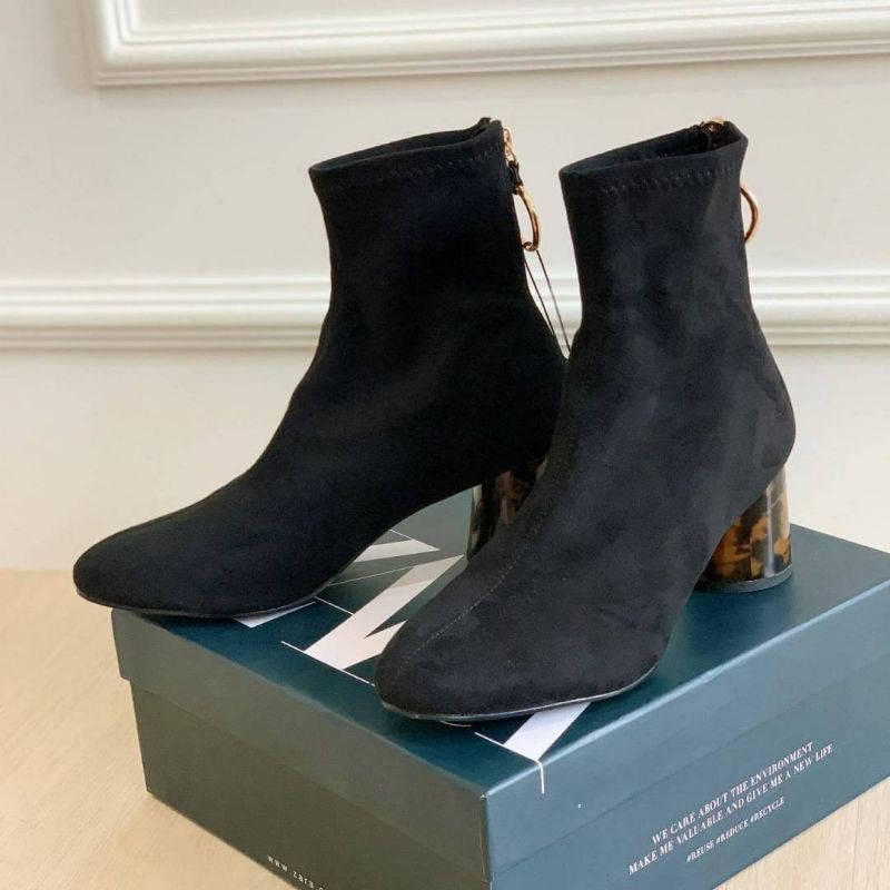 Sepatu Boots Zara | Boot Wanita | Boots Cewek | Sepatu Import | Ankle Boots | Zs307