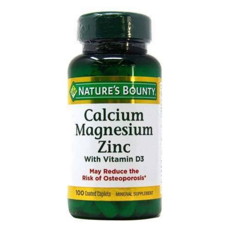 Nature's bounty vitamin D3 calcium magnesium zinc